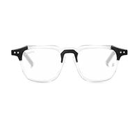 Royaltail Kingsman-01 Series Unisex Polarised Sunglasses in Black Lens and Black Frame, Black Frame - Clear Glass, Medium