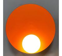 ROYALTECH Aphrodite wall light, orange, Ø 33 cm, metal, G9