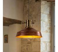 ROYALTECH Augusta pendant light, copper/gold, Ø 40 cm, metal, E27