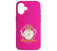 Royalty Crown Pun Tea Lovers Tea Party Funny Case for iPhone 16