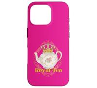 Royalty Crown Pun Tea Lovers Tea Party Funny Case for iPhone 16 Pro
