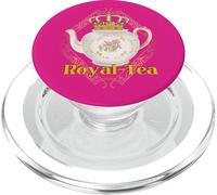 Royalty Crown Pun Tea Lovers Tea Party Funny PopSockets PopGrip for MagSafe