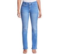 Royalty for Me Womens Royalty for Me Women's Sustainable High Rise Flap Pocket Bootcut Jeans, Medium Blue, 8
