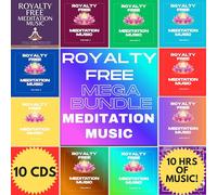 Royalty Free Meditation Music Mega Bundle Vol. 1 - 10CD - Relaxation Meditation Massage Stress Healing