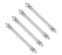 Royalux R7s Tungsten Linear Halogen Floodlight 400W (500W Equivalent) 2700K J118 Security Light Bulb 118mm Length Warm White Dimmable - 4 Pack (J118 400W)