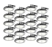Royana 20 Pack 100W UFO LED Workshop Light, 6500K Cool White Spotlight Indoor Spotlight, 10,000LM High Brightness and Energy Saving Industrial High Bay for Factory Halls,Stadium