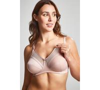 Royce Lingerie Women's Charlotte Nursing Non Wired Bra in Pale Pink | Size: 34HH Royce Lingerie Pale Pink 34HH