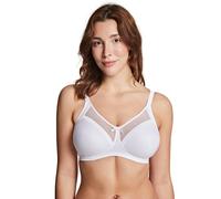 Royce Lingerie Women's Charlotte Support Non Wired Bra in White | Size: 30K Royce Lingerie White 30K