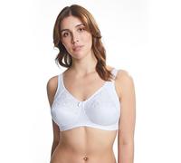 Royce Lingerie Women's Grace Comfort Non Wired Bra in White | Size: 42C Royce Lingerie White 42C