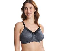 Royce Lingerie Women's Luna Support Non Wired Bra in Grey | Size: 34G Royce Lingerie Grey 34G