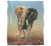 Royce Mcclure Charging Elephant Silky Supersoft Blanket Multicoloured (127Cm X 152Cm)