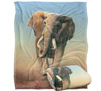 Royce Mcclure Charging Elephant Silky Touch Super Soft Throw Blanket 152 X 127 cm