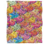Royce Mcclure Flocking Birds Silky Supersoft Blanket Multicoloured (152Cm X 127Cm)