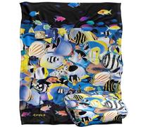 Royce Mcclure Night Dive Tropical Fish Silky Touch Super Soft Throw Blanket 152 X 127 cm