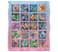 Royce Mcclure Silky Butterfly Box Supersoft Blanket Multicoloured (152Cm X 127Cm)