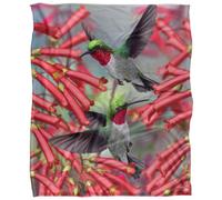 Royce Mcclure Silky Hummingbird Supersoft Blanket Multicoloured (152Cm X 127Cm)