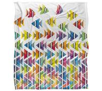 Royce Mcclure Silky Zig Zag Tropical Fish Supersoft Blanket Multicoloured (152Cm X 127Cm)