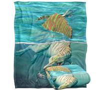 Royce Mcclure Spinosaurus Dinosaur and Shark Silky Touch Super Soft Throw Blanket 152 X 127 cm