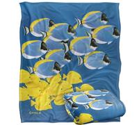 Royce Mcclure Tang Tropical Fish Silky Touch Super Soft Throw Blanket 152 X 127 cm