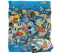 Royce Mcclure Tropic Fish Day Dive Silky Touch Super Soft Throw Blanket 152 X 127 cm