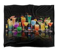 Royce Mcclure Tropical Drinks Silky Cocktail Supersoft Blanket Multicoloured (152Cm X 127Cm)