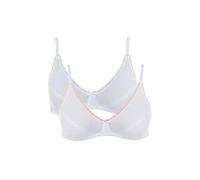 Royce My First Bra Missy Soft Cup Bra 2 Pack - White/Pink - 30AA
