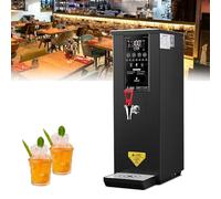 RoyceBee 25L Commercial Hot Water Dispenser Boiler, 2500W Electric Catering Urn, Temperature Adjustable, 60L/H Large Output, Quick Brewing for Coffee, Tea, Milk, Hot Drinks,Black