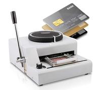 RoyceBee 72-Character Manual Stamping Machine PVC/ID/Credit Card Embosser Code Printer, Card Embosser Embossing Machine for Gift Card Printer Letterpress Stamping Print Machine