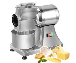 RoyceBee Electric Cheese Grater, 0.75HP 550W Commercial Electric Cheese Grating Machine, Bread Bran Shredder, 88LB/hour Electric Rotary Butter Grinder with Container for Cheese, Chilli