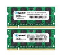 ROYEMAI 4GB Kits (2x2GB) PC2-6400s DDR2 800MHz 2RX8 CL6 1.8V RAM Laptop Memory Upgrage