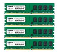 ROYEMAI 8GB DDR2-800, PC2-6400 8GB Kit (4x2GB) DDR2 RAM PC2-6300 2Rx8 240 pin CL6 1.8V Desktop Computer RAM Memory