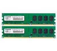 ROYEMAI PC2-6400 DDR2 800 4GB (2x2GB) 2RX8 240 Pin 1.8V CL6 Udimm DDR2 RAM Desktop Memory Ram Module for Intel AMD