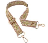 ROYGBCP Adjustable Shoulder Bag Shoulder Strap, Wide Replacement Strap for Shoulder Bag, star green j, XL