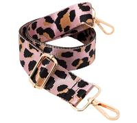ROYGBCP Purse Straps Replacement Crossbody Bag Straps Wide Shoulder Strap Adjustable Replacement Crossbody Straps Leopard Colors for Handbag