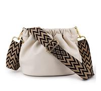 Replacement Purse Strap Shoulder Strap Adjustable Crossbody Strap for Women Crossbody Wide Shoulder Bag, Wave-gold Hardware, width: 1.5''