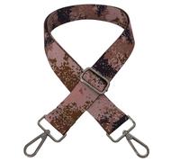 ROYGBCP Replacement Purse Strap Shoulder Strap Adjustable Crossbody Strap for Women Crossbody Wide Shoulder Bag, Khakicamo-black Hardware, 26"~51"