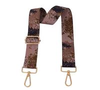 ROYGBCP Replacement Purse Strap Shoulder Strap Adjustable Crossbody Strap for Women Crossbody Wide Shoulder Bag, Khakicamo-gold Hardware, Adjustable (28-51 inches)