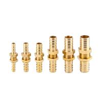 ROYIHOME Brass Connector Barb Pipe Fitting 4mm 6mm 8mm 10mm 12mm 14mm 16mm 19mm 25mm Hose Copper Pagoda Water Tube Fittings(10mm)