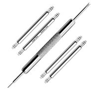 RoYiio 1 Piece Watch Band Remover Tool 4 Pieces 18 mm Spring Bar Stainless Steel 1.5 mm Diameter for Watch Head Link Strap, silver