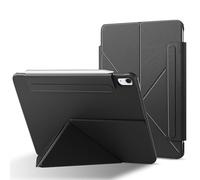 RoYiio Case for iPad Air 11 Inch (M3 2025/M2 2024) Case iPad Air 10.9" 5th/4th Generation 2022/2020 Cases Strong Magnetic Foldable Stand Pencil Storage Scratch-Resistant, Auto Sleep/Wake (Black)