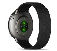 RoYiio Magnetic Bracelet for Amazfit Active 2 Square/Active 2/Bip 3 Pro/Cheetah Square Bracelet 20 mm Soft Comfort Sport Silicone Replacement Strap for Amazfit GTR Mini/GTS 4/GTS 3 - Black