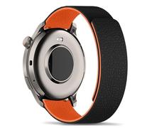 RoYiio Magnetic Bracelet for Amazfit Balance 2 / Bip 6 / Bip 5 / Cheetah Pro Bracelet 22 mm Soft Comfort Sport Silicone Replacement Strap for Amazfit GTR 4 / GTR 3 / GTR 3 Pro - Black Orange