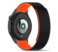 RoYiio Magnetic Silicone Strap for Xiaomi Watch 2 / S4 / S4 Sport / S3 / S2 / S1 / S1 Pro Straps Soft Comfort 22mm Replacement Bands for Xiaomi Redmi Watch 5 Lite / 5 Active - Black Orange