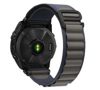 RoYiio Nylon Sport Strap for Garmin Quatix 8 47mm/Quatix 7 Pro/Tactix 8 47mm/Epix 2 Strap Soft Comfor Replacement Bands with G-hook for Fenix 8Pro 47 mm/Fenix E/7Pro/6Pro (QuickFit 22mm, Blue)