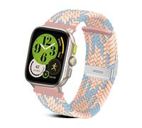 RoYiio Nylon Strap for Amazfit Active 2 (Square)/Active 2 Strap Cheetah (Square) Bracelet Soft Comfor 20mm Replacement Band for Amazfit GTR Mini/GTS 4/GTS 4 Mini/Bip 3 Pro/GTS 3 - LLF