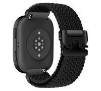 RoYiio Nylon Strap for Amazfit Balance 2 Straps Bip 6 /Bip 5 /Cheetah Round/Cheetah Pro Bands Soft Breathable Comfort 22mm Woven Nylon Strap for Amazfit GTR 4 /GTR 3 Pro - Black