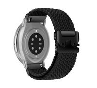 RoYiio Strap for Amazfit Active 2 Square/Active 2 Band Bip 3 /Bip 3 Pro/Cheetah Square Bands Soft Breathable Comfort 20mm Woven Nylon Strap for Amazfit GTR Mini/GTS 4 /GTS 3 - Black