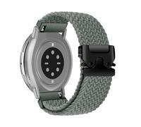 RoYiio Strap for Amazfit Active 2 Square/Active 2 Band Bip 3 /Bip 3 Pro/Cheetah Square Bands Soft Breathable Comfort 20mm Woven Nylon Strap for Amazfit GTR Mini/GTS 4 /GTS 3 - Green