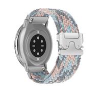 RoYiio Strap for Amazfit Active 2 Square/Active 2 Band Bip 3 /Bip 3 Pro/Cheetah Square Bands Soft Breathable Comfort 20mm Woven Nylon Strap for Amazfit GTR Mini/GTS 4 /GTS 3 - X Pink Blue Gray