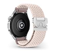 RoYiio Strap for Xiaomi Watch S4/2/S3/2 Pro/S2 Band Redmi Watch 5 Active/Lite Straps Soft Breathable Comfort 22mm Woven Nylon Strap for Huawei GT 6 Pro 46mm/Garmin Venu 4 45mm - Milk Tea